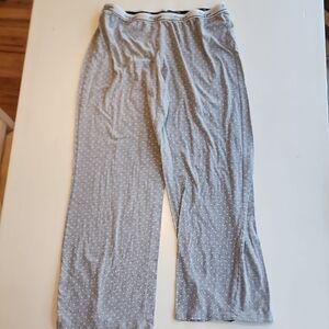 Hildiger Gray Star Dot Lounge Sleep Pants